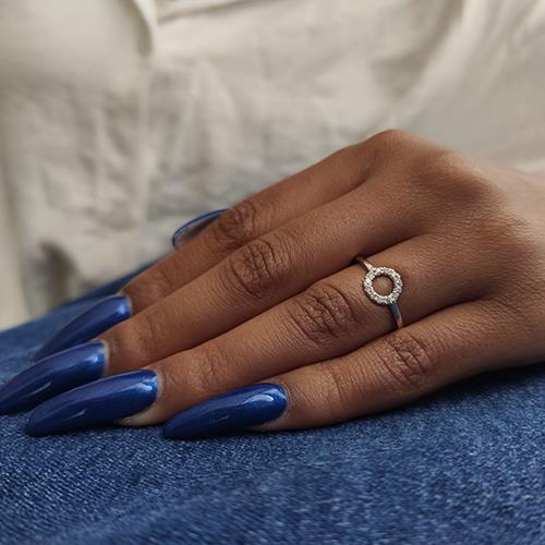 טבעת יהלומים "מעגל החיים"