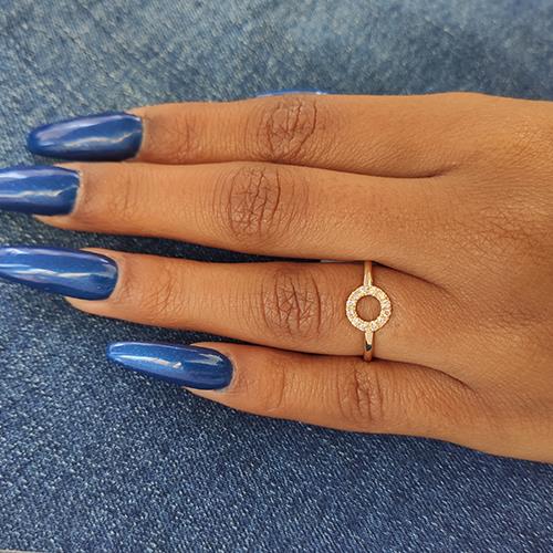 טבעת יהלומים "מעגל החיים"