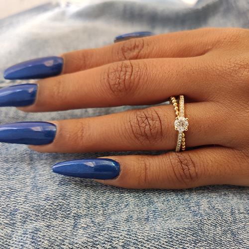 טבעת יהלומים "סקיי"