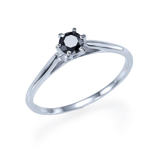 טבעת אירוסין זהב לבן "סופייה"