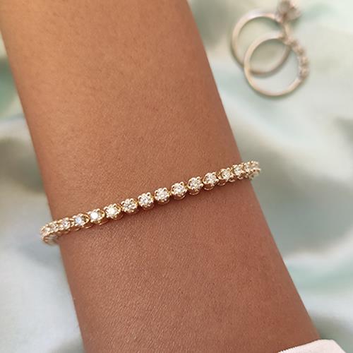 צמיד טניס יוקרתית "כתר"