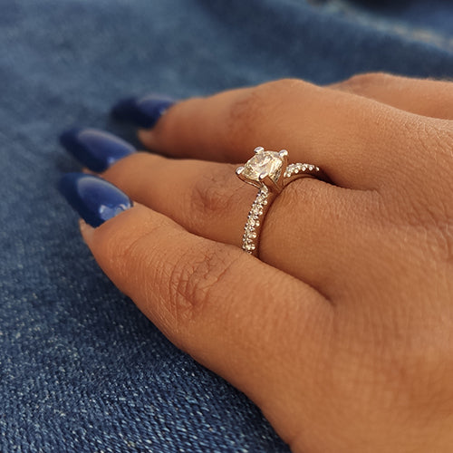 טבעת יהלומים "קרול"