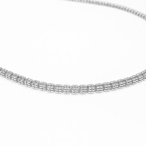 שרשרת אייס ICE מזהב צהוב 14 קראט עם חריטה יהלומית וברק מרהיב