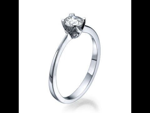 טבעת אירוסין זהב צהוב "מרילין"