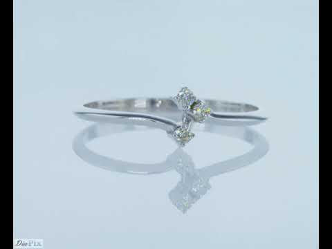 טבעת יהלומים "ברנדה" העשוייה זהב לבן או צהוב