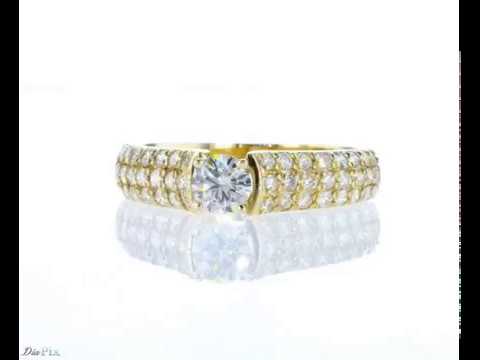 טבעת אירוסין "קיילה" זהב צהוב