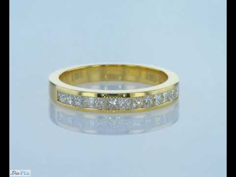 טבעת יהלומים זהב צהוב "פאולה"