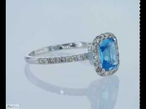 טבעת יהלומים זהב לבן