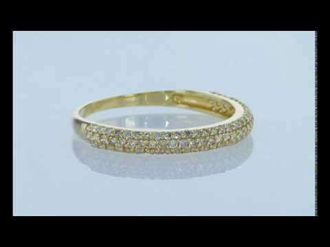 טבעת אירוסין זהב צהוב "פאריס"